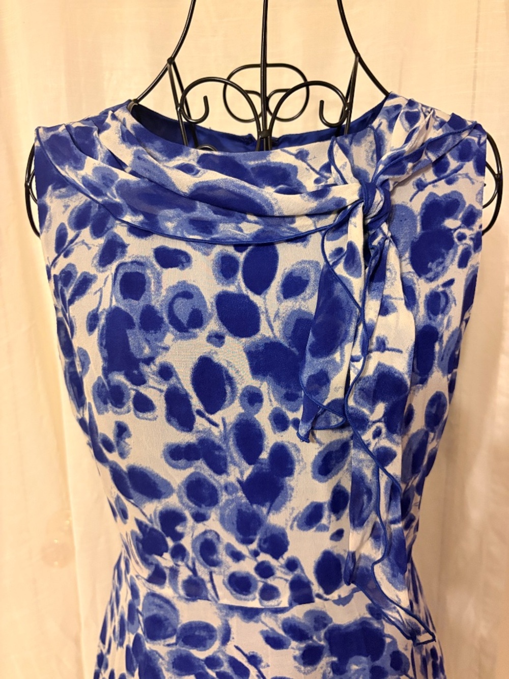 Anna Sui 100% Silk A-line dress.